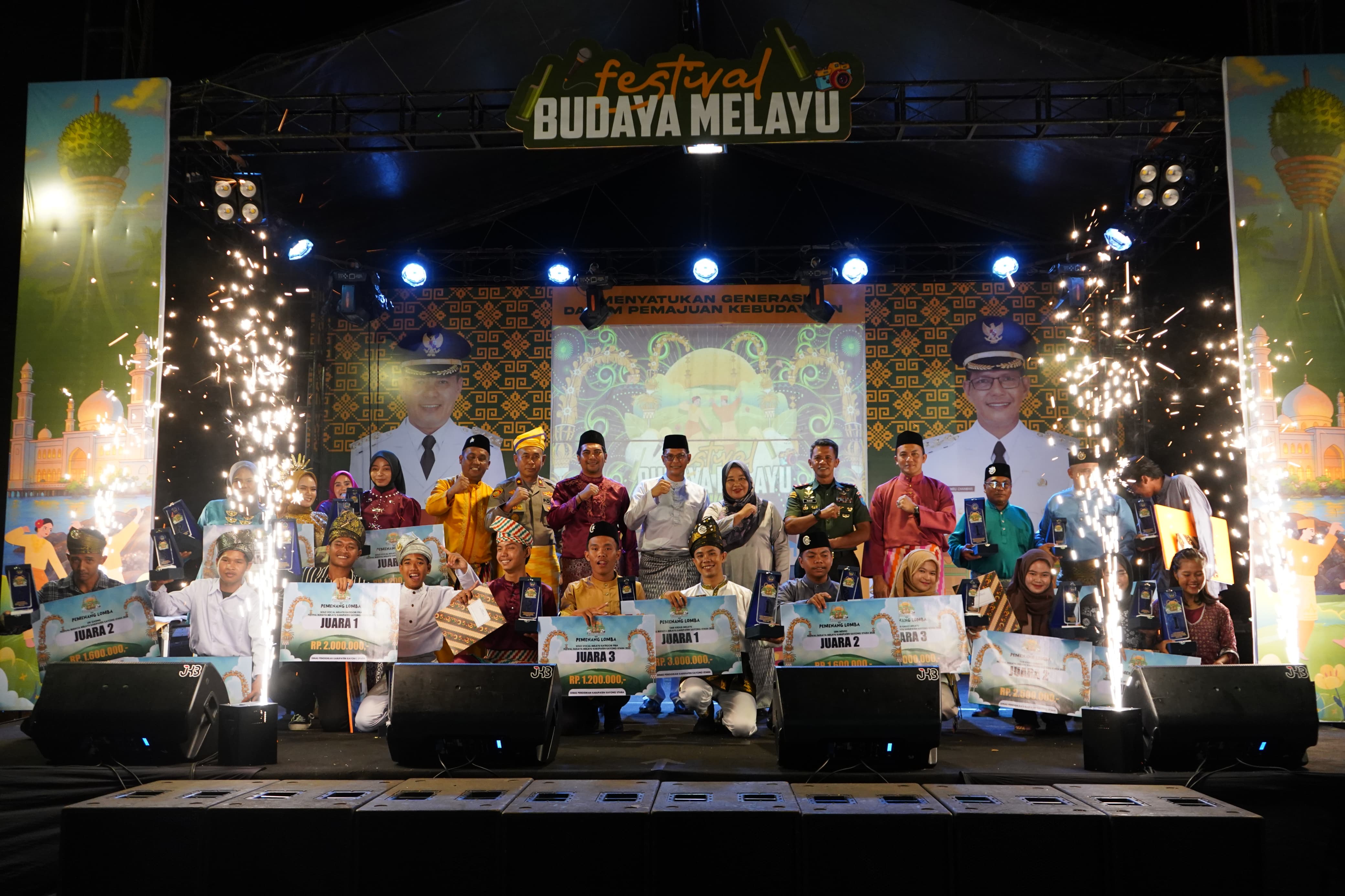 WAKIL KETUA DPRD KABUPATEN KAYONG UTARA HADIRI PENUTUPAN FESTIVAL BUDAYA MELAYU TAHUN 2025