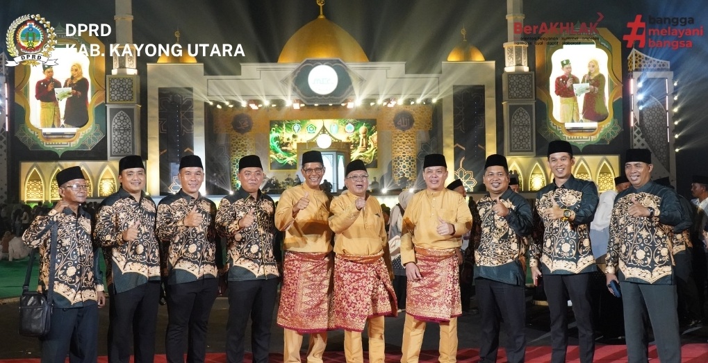 DPRD Kab. Kayong Utara hadiri Malam Pembukaan MTQ ke XXXIV Tingkat Prov. Kalbar di Kabupaten Kayong Utara.